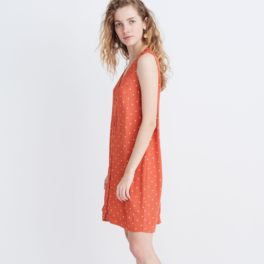 Madewell Heather Button-Front Dress - Picture 10 of 11
